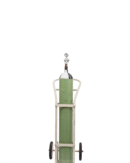 Large Green oxygen tank